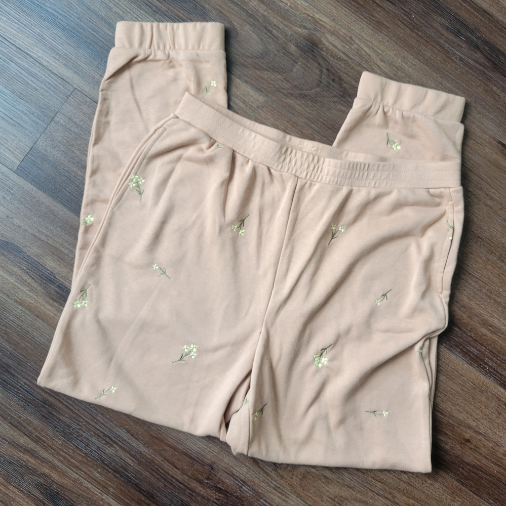 NWT Floral Sweat Pants
